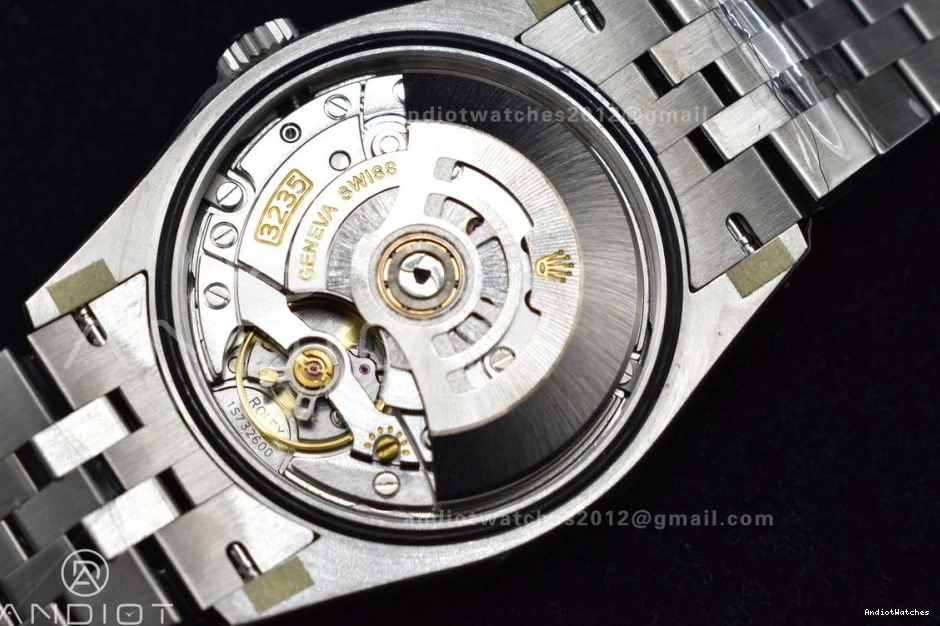 Best Bracelet 36 Jubilee 417 Steel Stick 126234 Black VSF Bright 1:1 on SS DateJust VS Dial Edition 904L 0118